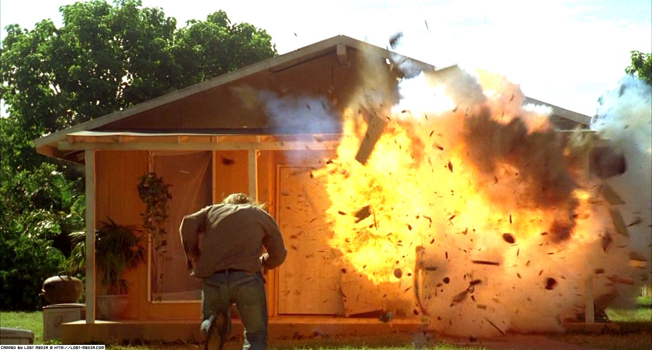 Exploding house